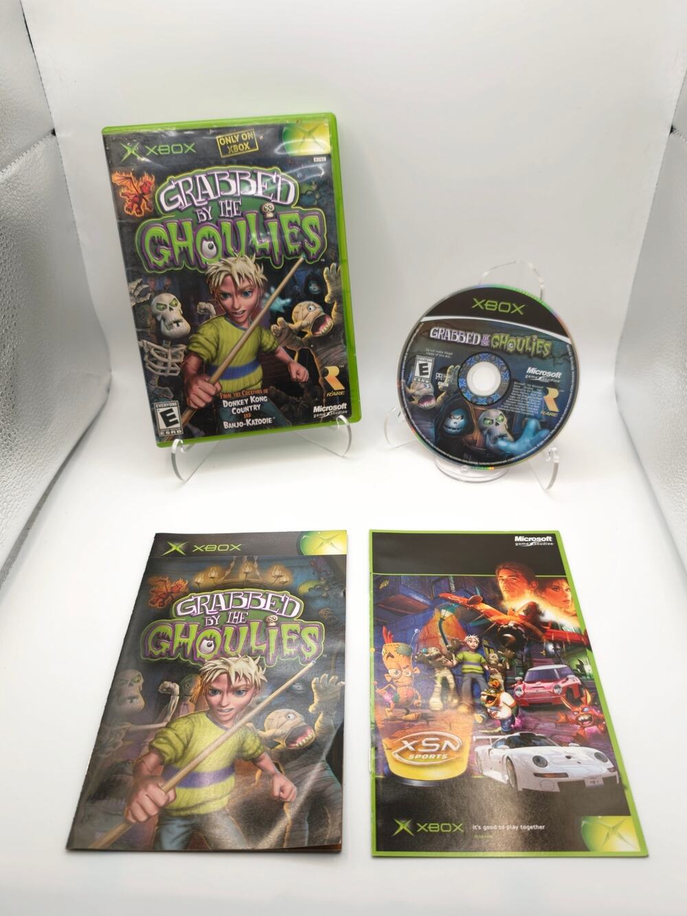 Grabbed by the Ghoulies Xbox CIB Complete Manual